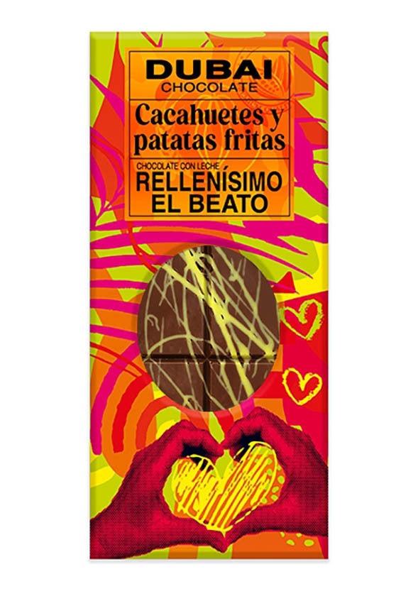 Chocolate Dubai de Cacahuetes con miel y Patatas fritas 400g