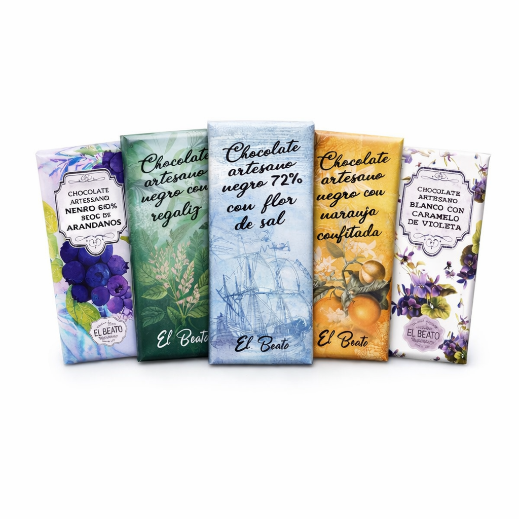 Pack Degustación de Chocolates Artesanos – 5 Sabores Gourmet