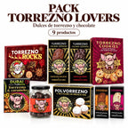 Pack Torrezno Lovers con nueve productos de torrezno y chocolate artesano El Beato.