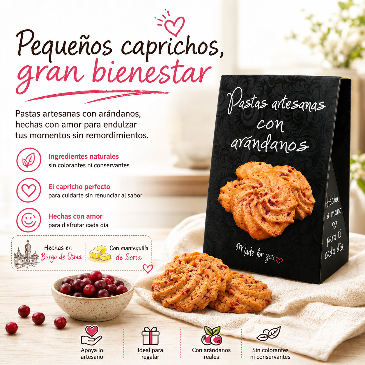 pastas-artesanas-arandanos-el-beato-soria-cafesytes