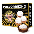 Polvorrezno de El Beato, polvorón artesano con torrezno del Burgo de Osma (Soria)