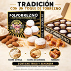 Polvorrezno partido: polvorón artesano con torrezno de Soria