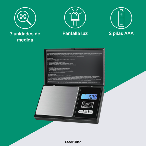 Balanza ProMini™ – Precisión Profesional (SOLO ONLINE)