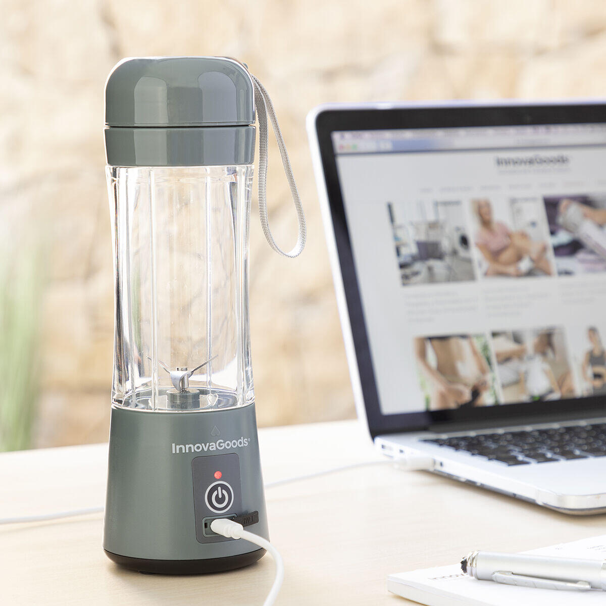 Batidora Portátil Recargable Shakuit™ – Smoothies en Cualquier Lugar (SOLO ONLINE)
