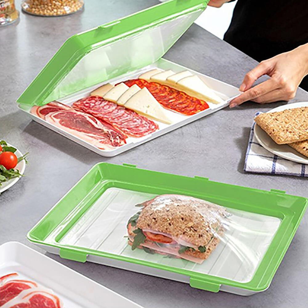 Set de 3 Bandejas ConservaFresh™ – Conservación Inteligente y Sin Plástico Desperdiciado 🍱