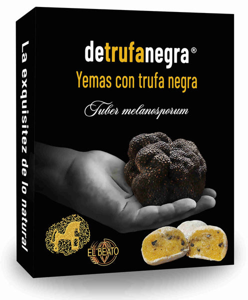 Yemas con trufa negra