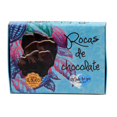 Rocas de Chocolate Negro 72% con Almendra Marcona – El Beato Gourmet