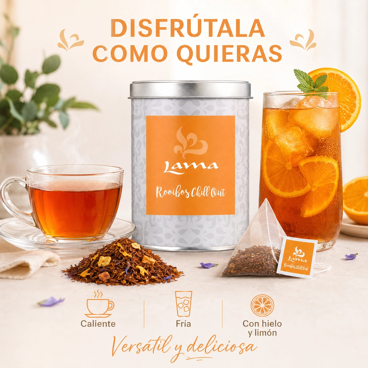 Rooibos Chill Out Lama en pirámides