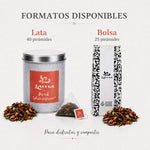 Té Rojo Pu-erh Silueta de Verano Lama en pirámides