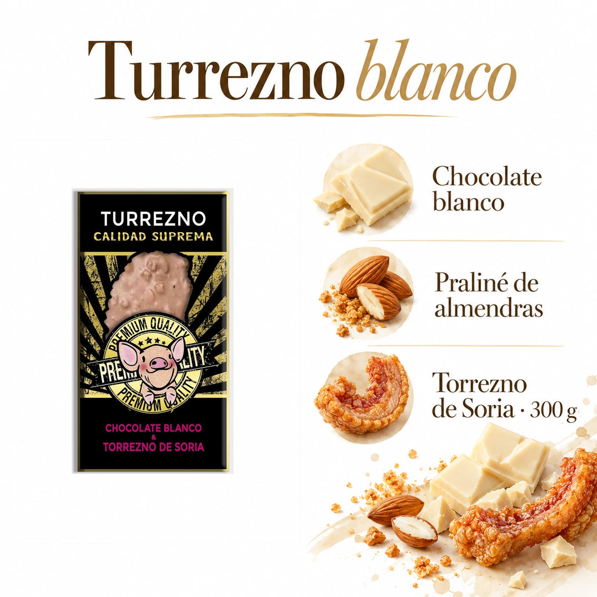 TURREZNO Blanco · ingredientes, sabor y formato