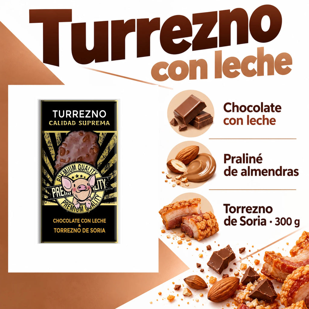 TURREZNO con leche · ingredientes, sabor y formato