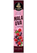 Turrón de frambuesa al vino tinto Mala Uva El Beato 250 g
