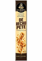 Turrón de canutillo crujiente De Rechupete El Beato, chocolate blanco con hojaldre 250 g