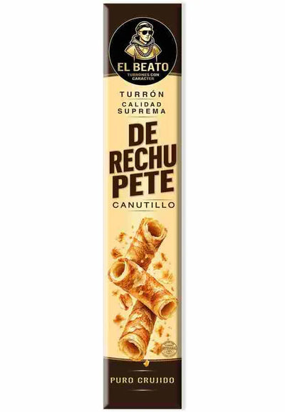 Turrón de Canutillo Crujiente De Rechupete · El Beato 250 g