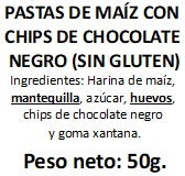 Pastas sin Gluten con chips de Chocolate