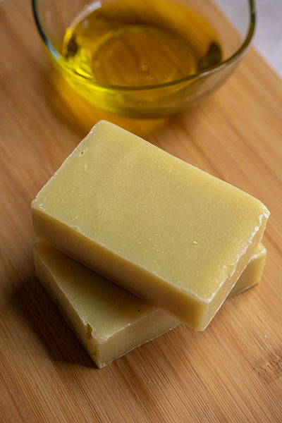 Virgin olive oil soap