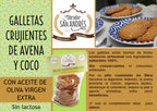Galletas avena y coco con Aceite de Oliva Virgen Extra