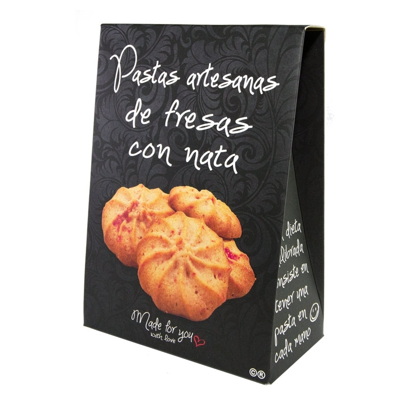 Pastas Artesanas de Fresas con Nata