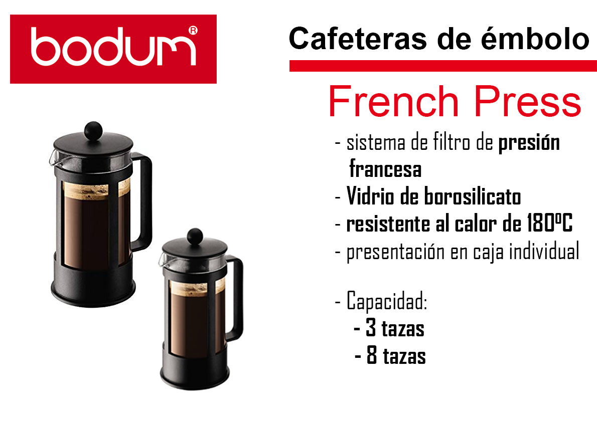 Cafeteras émbolo BODUM