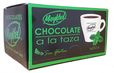 Chocolate a la taza - Sabor menta - 10 sobres